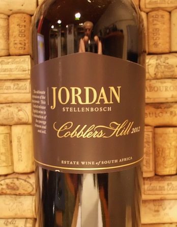 JORDAN 'COBBLERS HILL' - Stellenbosch