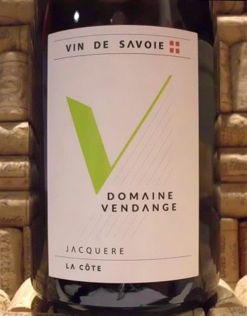 JACQUERE 'LA COTE' - Domaine Vendange, Savoie