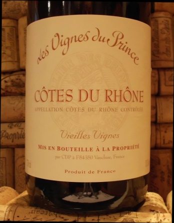 COTES DU RHONE 'Les Vignes du Prince'