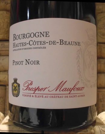 BOURGOGNE HAUTES COTES DE BEAUNE PINOT NOIR - Prosper Maufoux