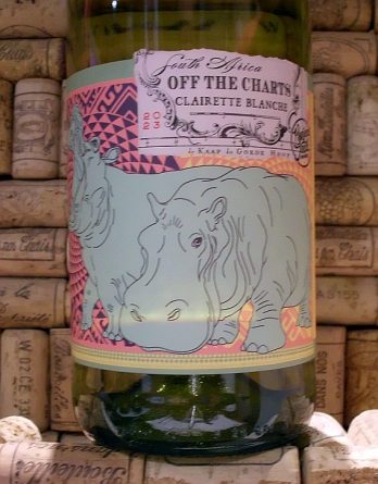 'OFF THE CHARTS' CLAIRETTE BLANCHE - Bruce Jack, Breedekloof. W.Cape