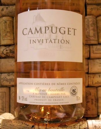 CHATEAU DE CAMPUGET ROSE 'Invitation' - Costieres de Nimes